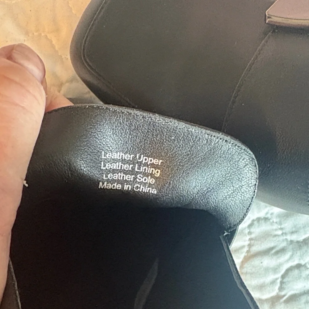 Deltan Classic Black Women's Heeled Loafers Size 8 - Picture 6 of 10